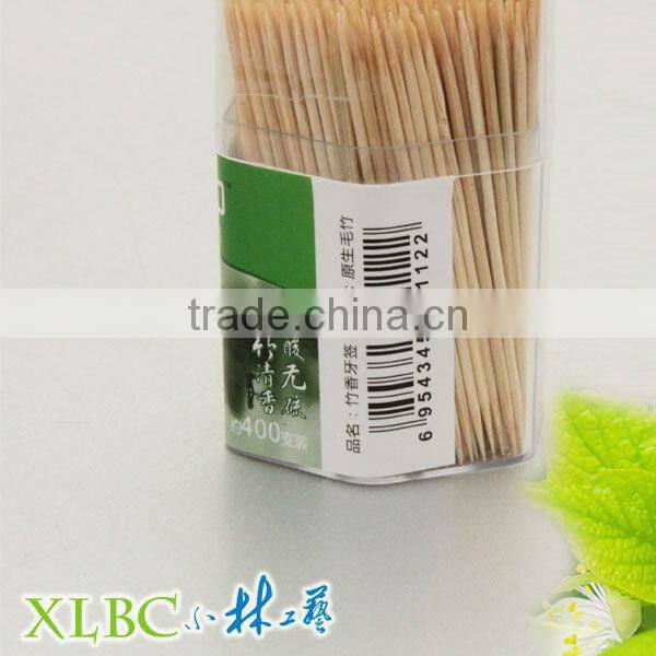 6.5cm *2.0mm 500pcs per jar bamboo toothpick