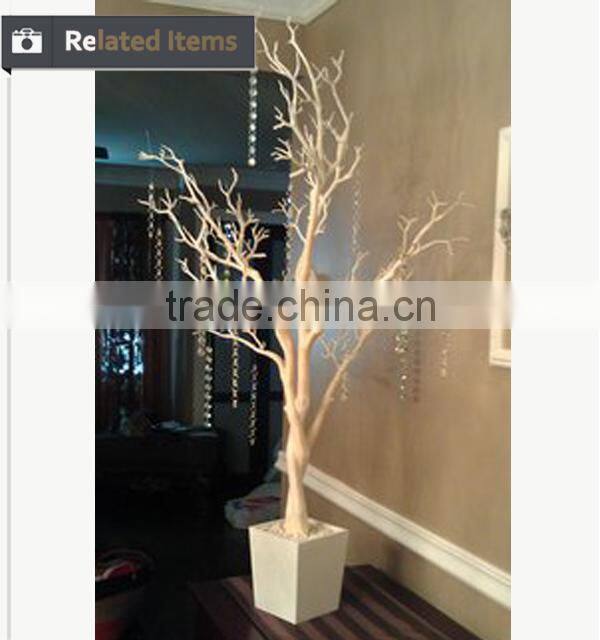 Artificial jewelry hanging centerpiece dry tree branch for wedding decoration supply and showcase decoration