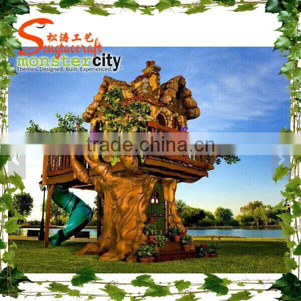 High-level design outdoor artificial tree house artistic simulation artificial tree house