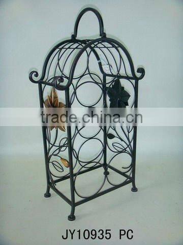 Novel Metal wine bottle holder/rack
