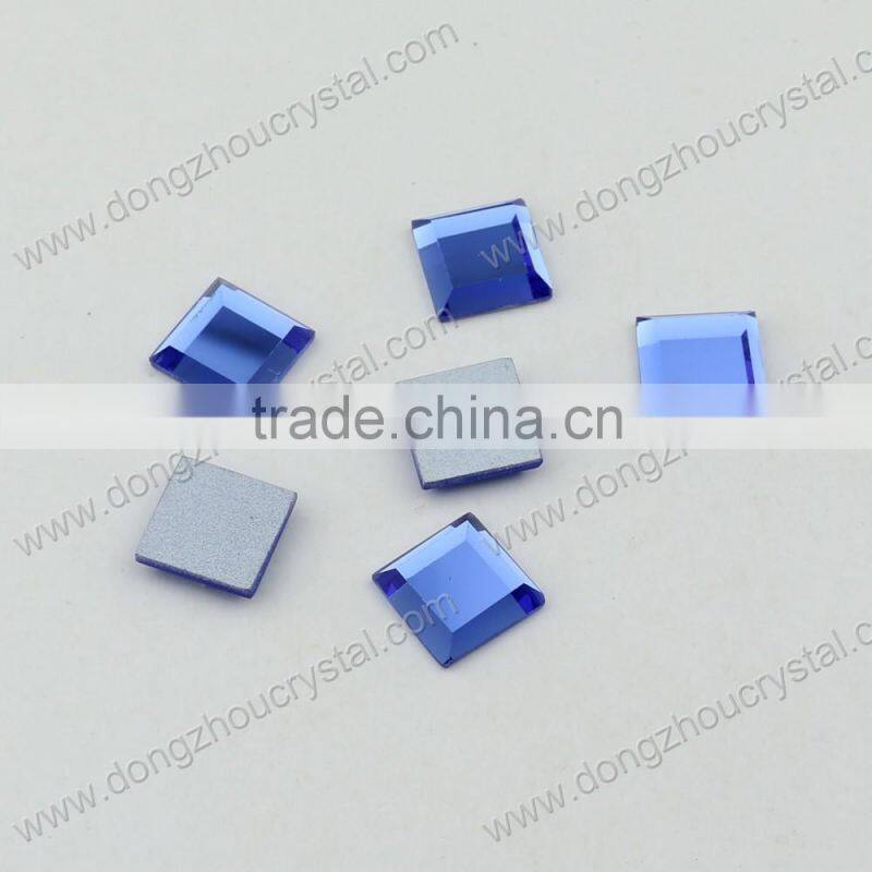 DZ-1008 wholesale flat back fancy glass stones for jewelry making