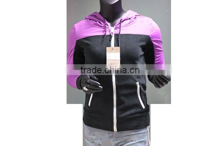 Wholesale Custom Black Sports Running Women Winter Jacket