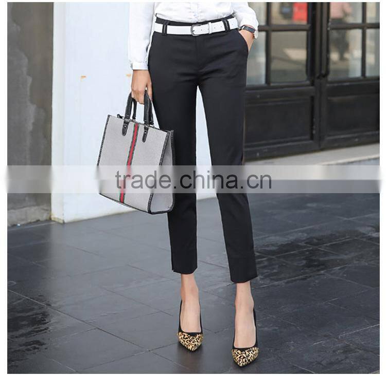 Dress pants summer black occupation work pants thin female trousers custom made