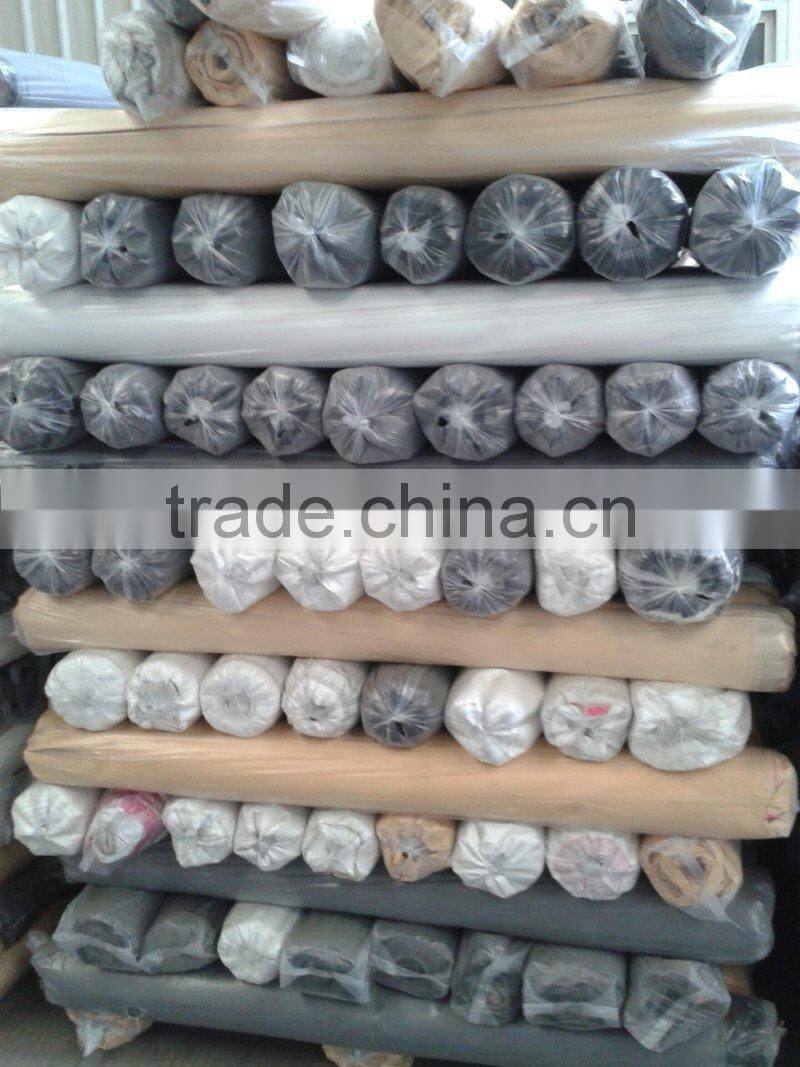 PU shoe lining artificial leather fabric stocklots