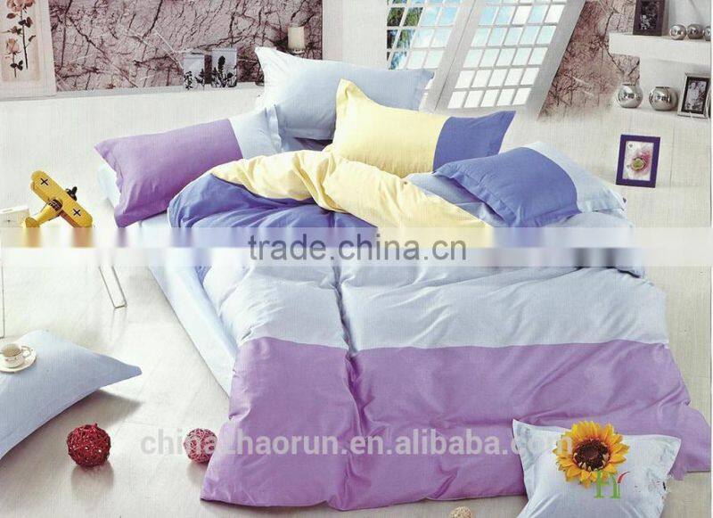 Korean assorted colours of cotton bedding set