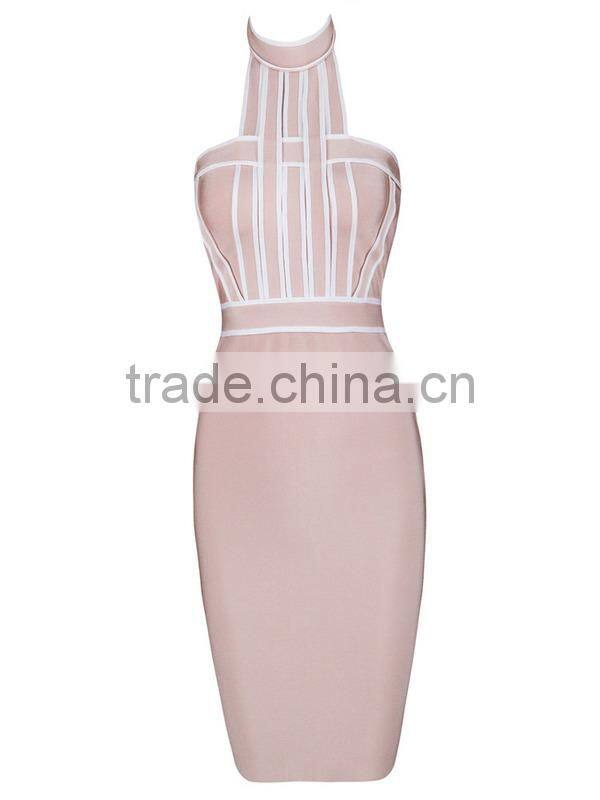 2015 wholesale Sexy Women Bandage Dress Cropped Outfit one Piece Bodycon high quality Dress H1243