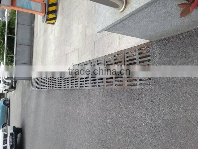composite plastic sidewalk trench drains