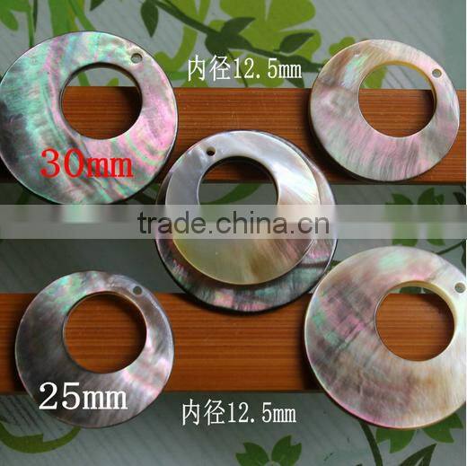 natural leaf shape black shell charms diy black shell charm pendant wholesale jewelry accessories