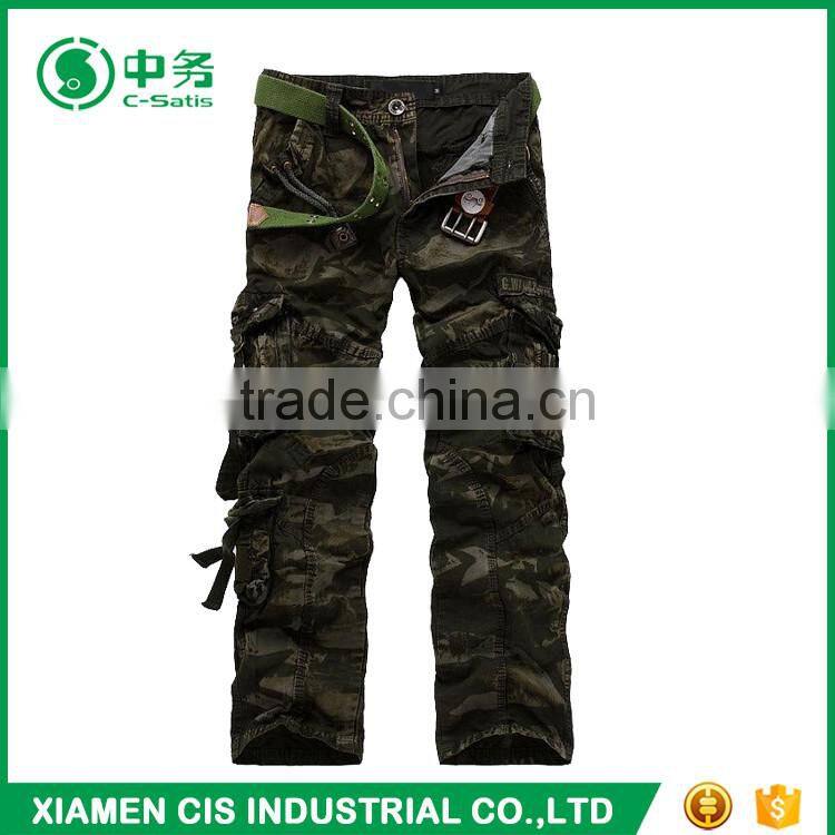 High Quality US Army Mens Camo Cargo Pants with Many Pockets