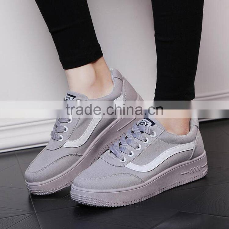 Woman candy color sport canvas shoes Korea style
