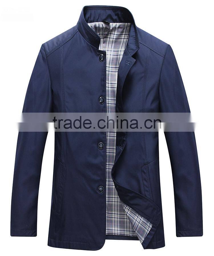 Wholesale Classic Casual Solid Mid Length Jacket For Man