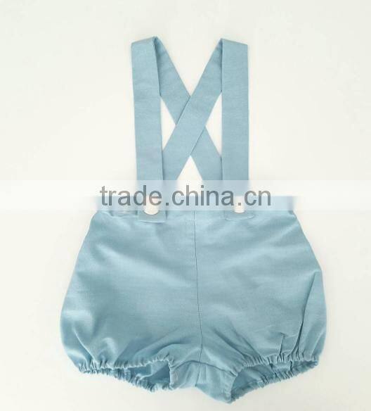 Suspender Shorts Baby Clothes Plain Color Apparel Kids Clothing Wholesale