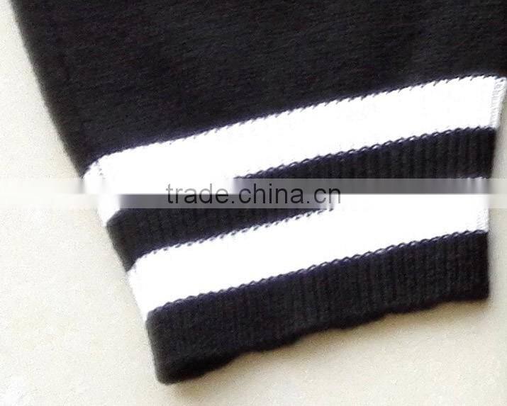 Snowman Pattern Men Pullover Black Ugly Christmas Sweater Design