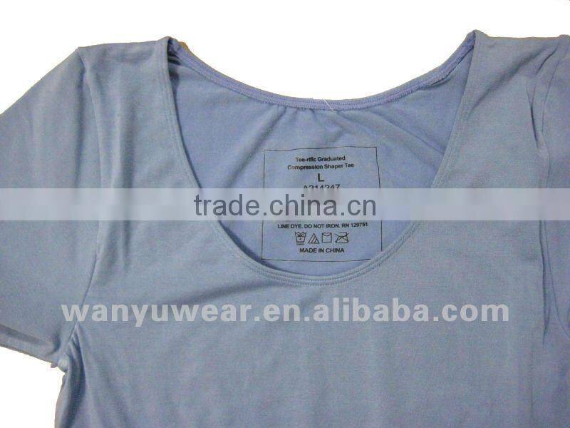 ladies seamless cotton shaper tops/blouse