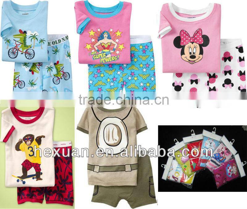 Wholesale Cotton Baby Kids Pyjamas Wholesale