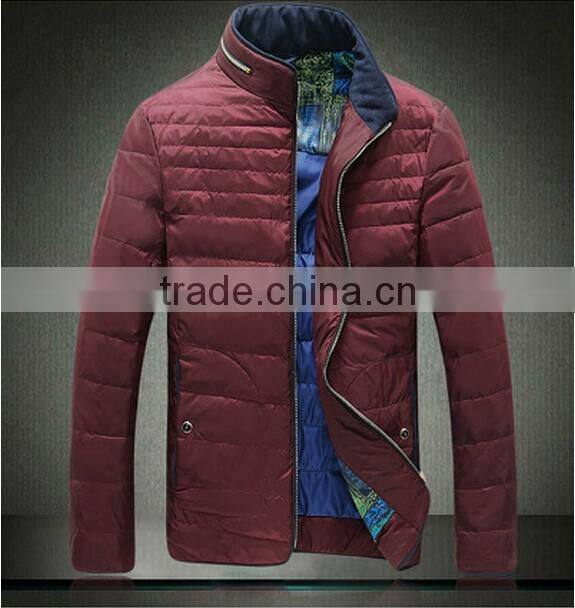 Top quality oem service down jacket male