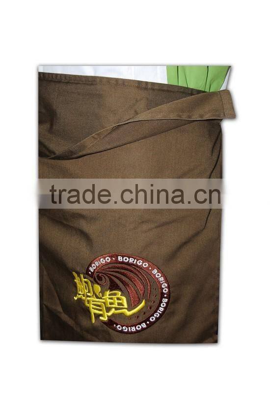 Cotton Silk Screening Priting Apron , embroider Apron