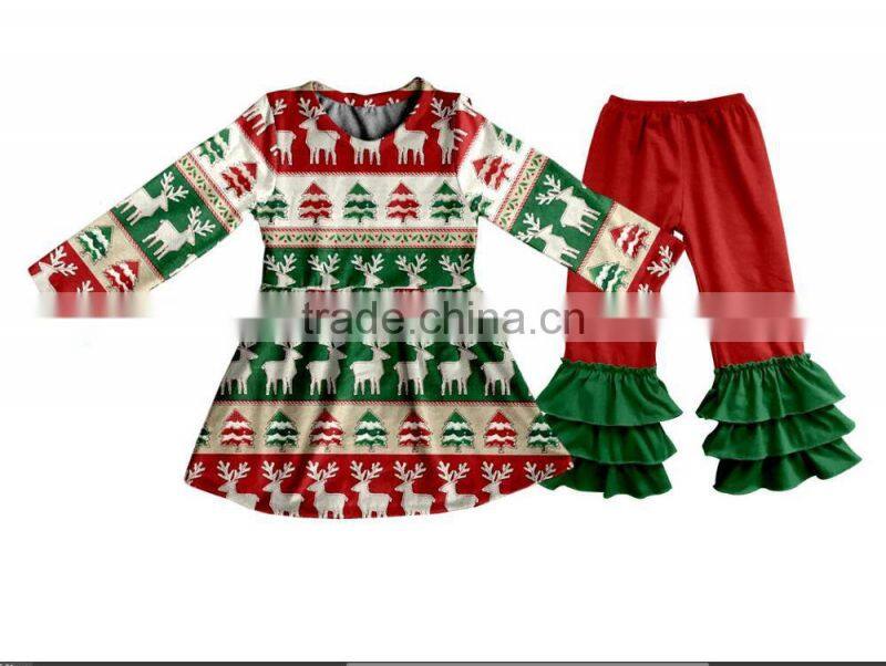 2017 wholesale girls persnickety remake baby girl clothing bulk kids clothes children's boutique clothing with ruffle pants