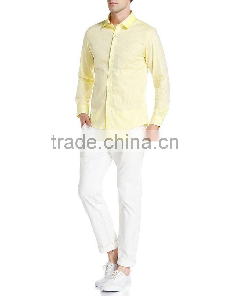 Latest fashion men casual shirts linen men shirts