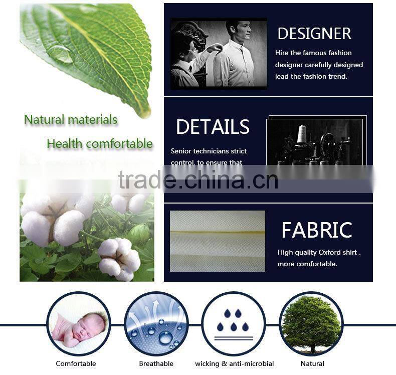 2017 new design Autumn Oxford men's slim fit shirt