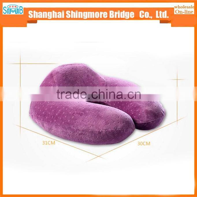 2017 alibaba china supplier cheap wholesales high standard soft travel pillow u shaped