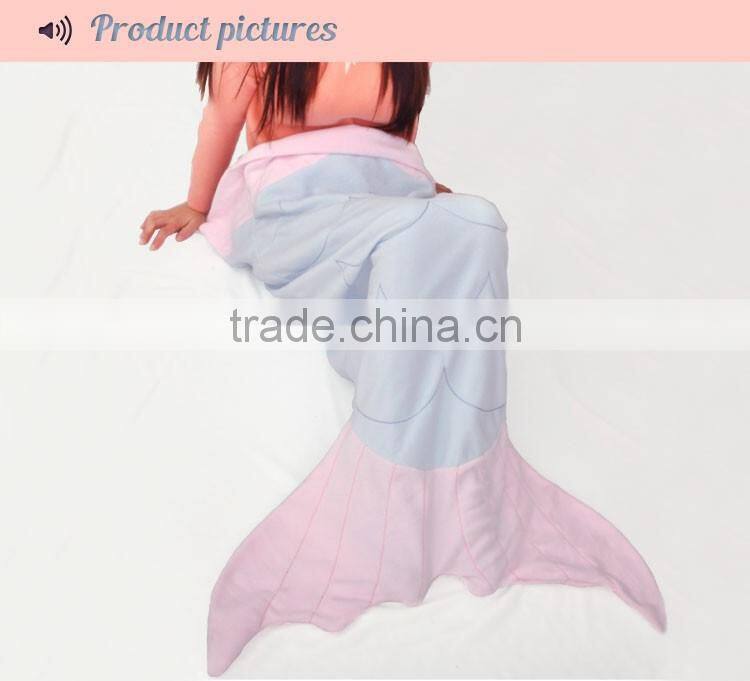 Knitting Mermaid Sleeping Bag/Mermaid Blanket/Shark Blanket