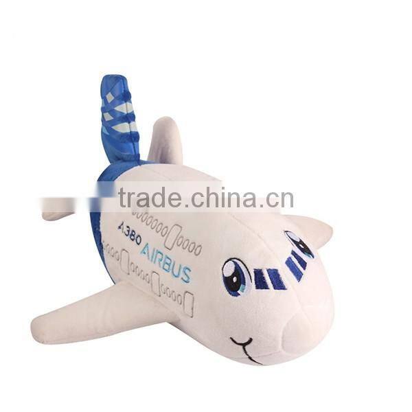 Custom made model airplane plush airplane toy