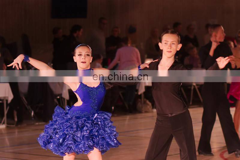 L-1112 Girls latin dance dress, competition dance dress