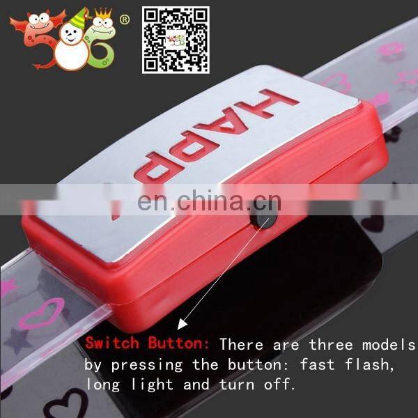 Whosale Promotion multicolor flashing Led Bracelet