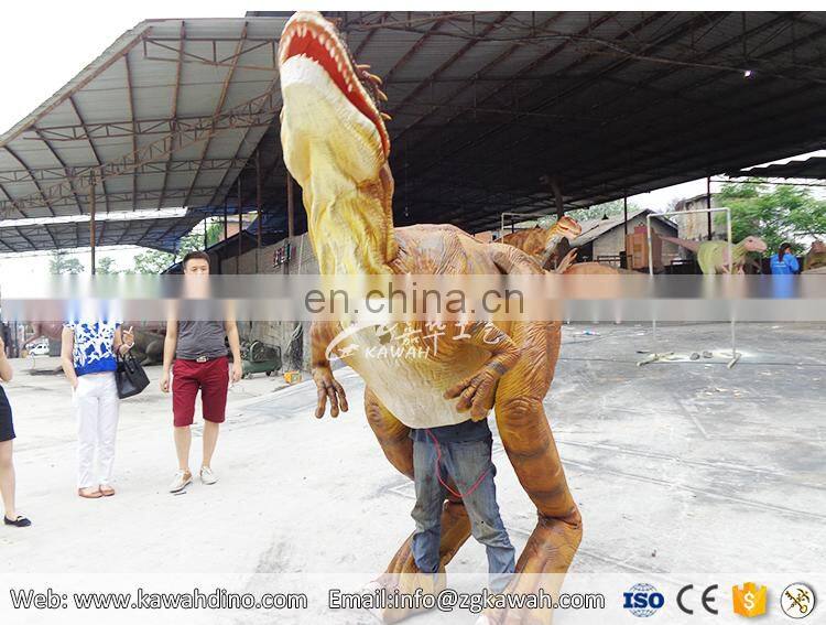 Lifelike Adult Walking Velociraptor Costume For corporate Events