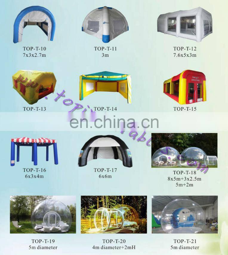 inflatable tent in advertising giant for sport party