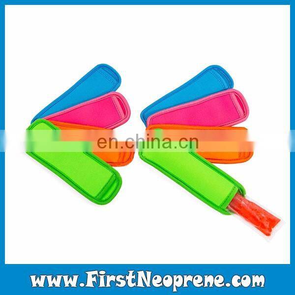 Custom Colorful Freeze Protection Neoprene Insulated Ice Pop Sleeve