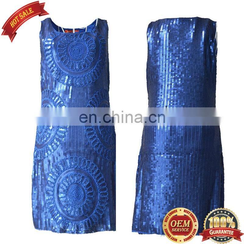 BestDance new stylish evening party dress Gatsby Sequin Beads Fringe Dress