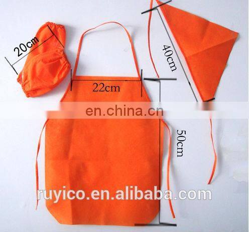 nice printed waterproof kids apron / children drawing apron