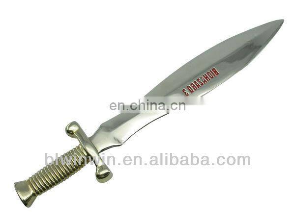 metal samurai sword letter opener