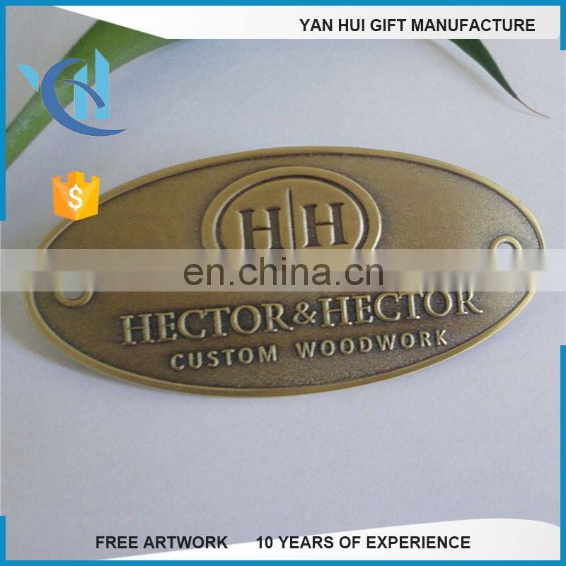 metal furniture sign metal sign 3D metal nameplate