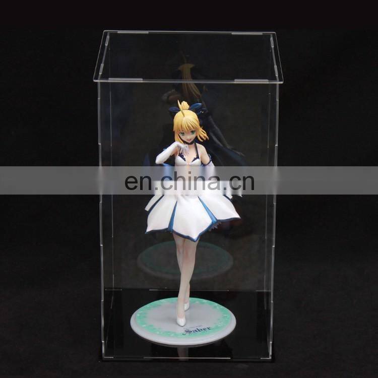 Dismountable acrylic model display box with saving freight