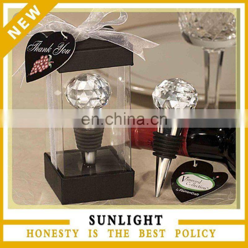 Promotion Gift wedding favor wine stopper for return gift