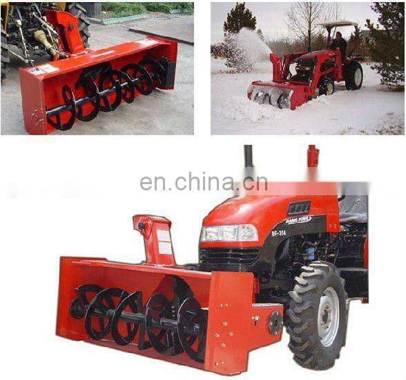farm equipment, farm tractors with snow blower and other implements