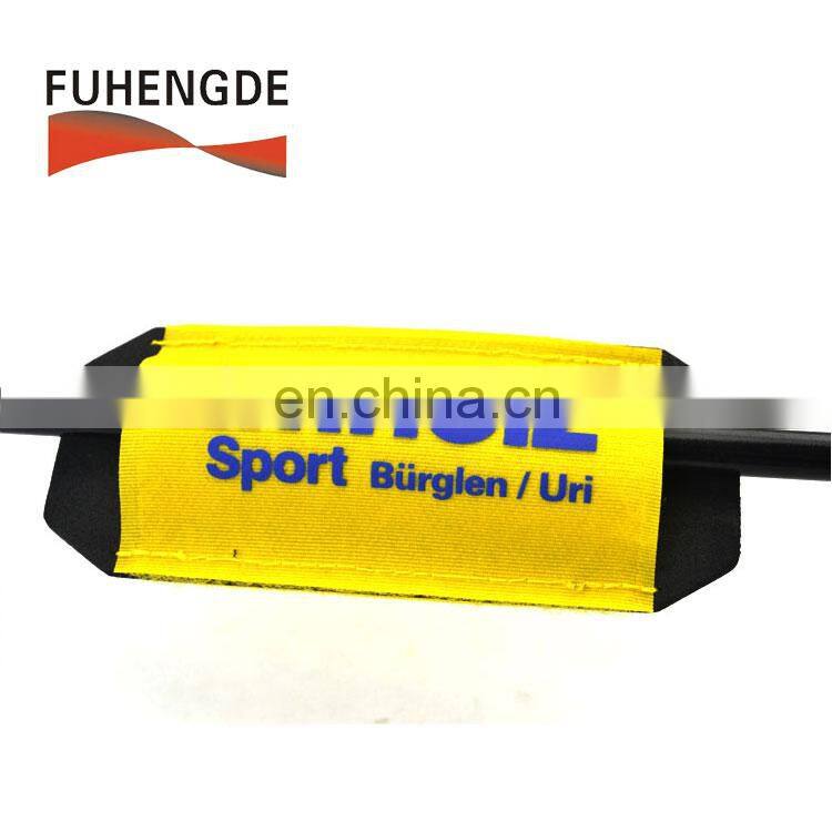 Eco-friendly adjustable rubber/EVA ski sleeve with silk printing ski holder for skiing