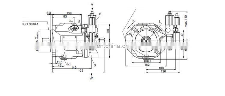 Best price a10v series hydraulic pump