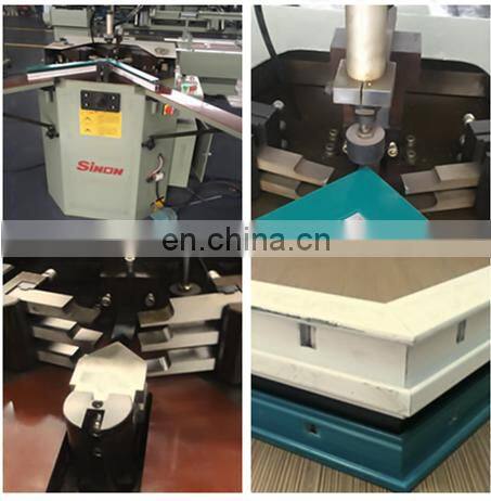 Multi bytes Corner Crimping Machine For Aluminum Window And Door / High Frequency PVC Welding Machine