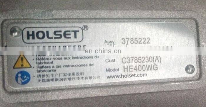 HE400WG turbocharger 3785222 / 3785230