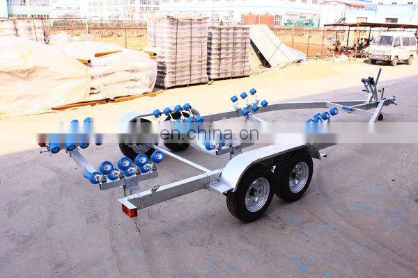 2.5 T Load Dual Axles Galvanized Heavy Load Trailer