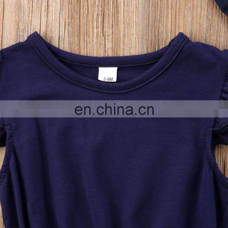 Soft Cotton Summer Newborn Bodysuit Rompers For Infant