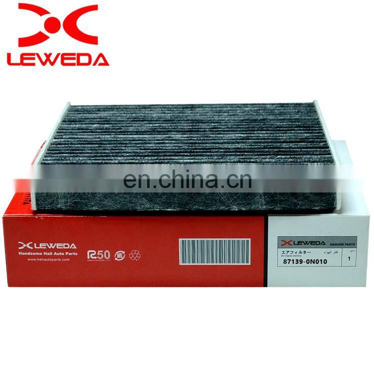 China factory wholesale cheap price filter element carbon cabin filter ac filter 87139-0N010