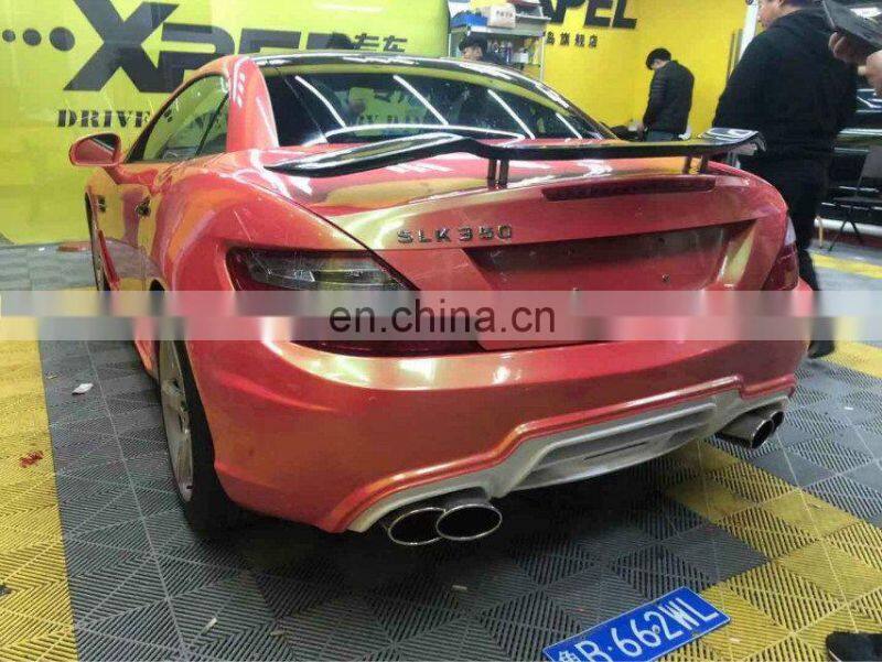 SLK class R172 slk200 slk300 body kit for R172 SLK200 SLK250 SLK300 to WD style with bumpers and exhaust tips