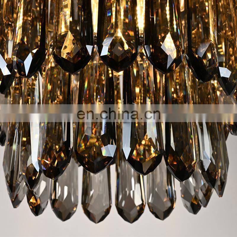 Luxury atmospheric living room personality necktie crystal Chandelier