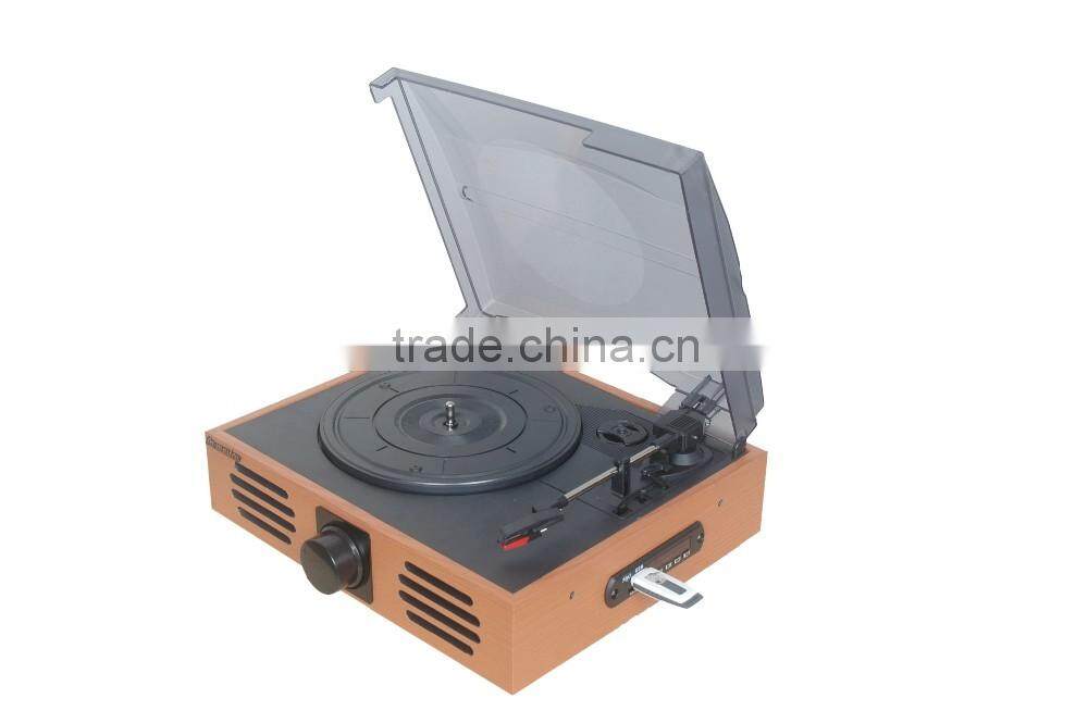 Automatic LP Player&3 Speed Turntable& Karaoke Player with PC Link