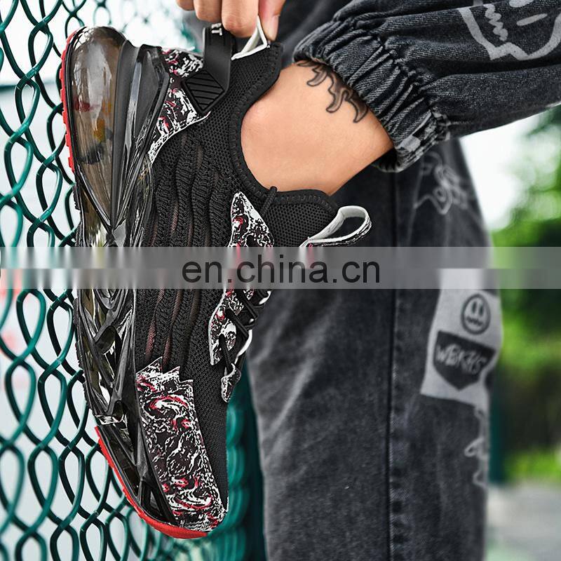 Factory Outlet Christmas Design Wholesale High Quality Men's Jogging Track and Field Breathable Customized Casual Sports Shoes